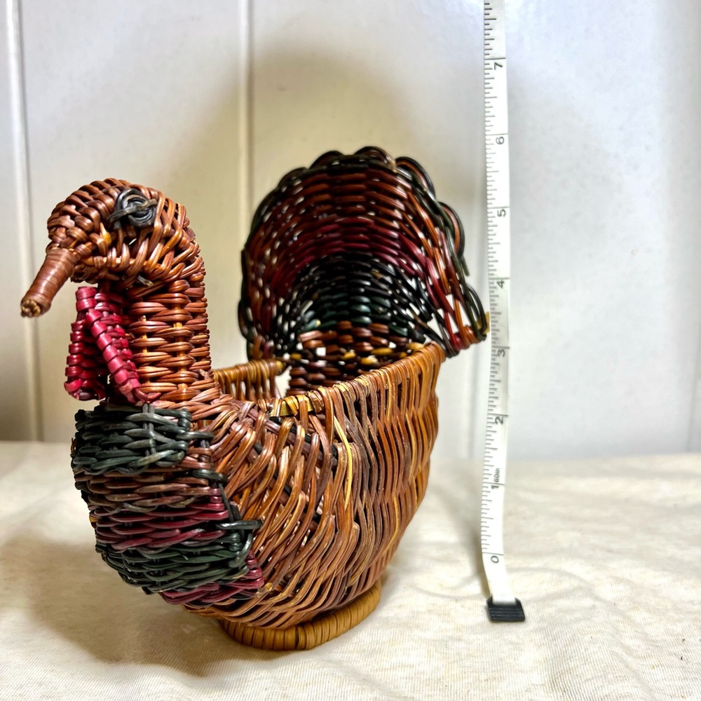 Woven 6in wicker Turkey - Picture 2 of 3